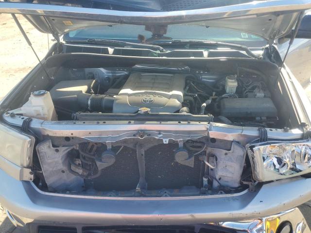 5TFUY5F1XAX129685 - 2010 TOYOTA TUNDRA DOUBLE CAB SR5 SILVER photo 11