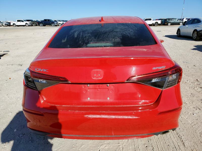 2HGFE2F58PH535420 - 2023 HONDA CIVIC SPORT Qırmızı foto 6