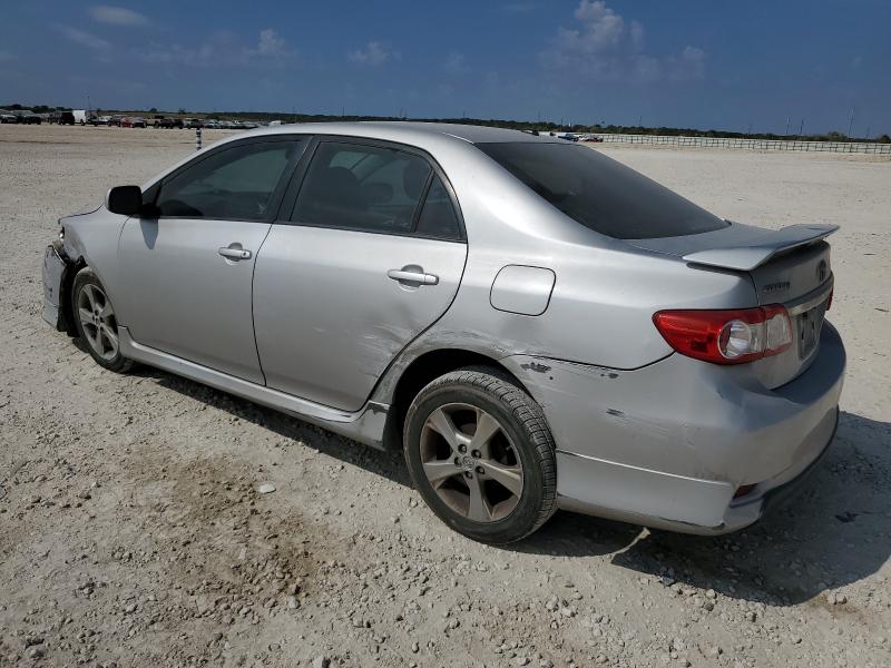 2T1BU4EE4BC713792 - 2011 TOYOTA COROLLA BASE SILVER photo 2