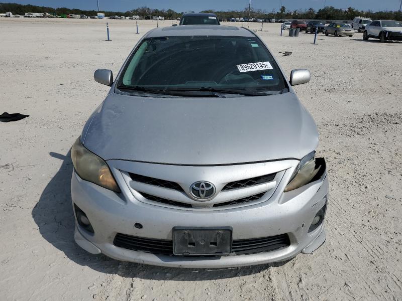 2T1BU4EE4BC713792 - 2011 TOYOTA COROLLA BASE SILVER photo 5