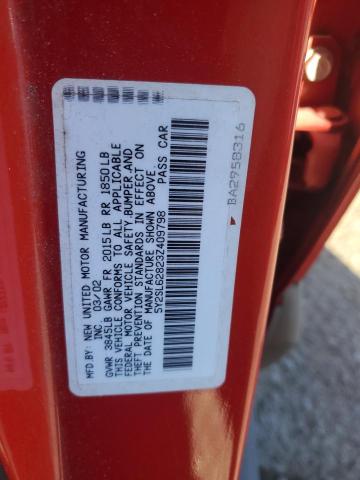 5Y2SL62823Z409798 - 2003 PONTIAC VIBE RED photo 12