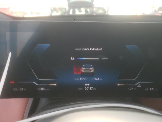 WB523CF02RCP88358 - 2024 BMW IX XDRIVE50 GRAY photo 9