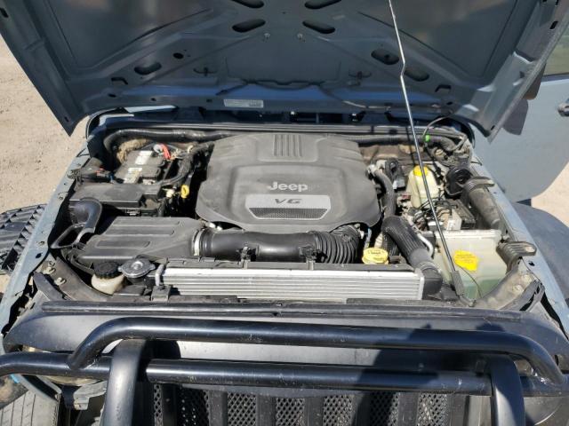 1C4BJWDG7EL277038 - 2014 JEEP WRANGLER U SPORT BLUE photo 11