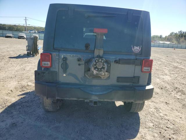 1C4BJWDG7EL277038 - 2014 JEEP WRANGLER U SPORT BLUE photo 6