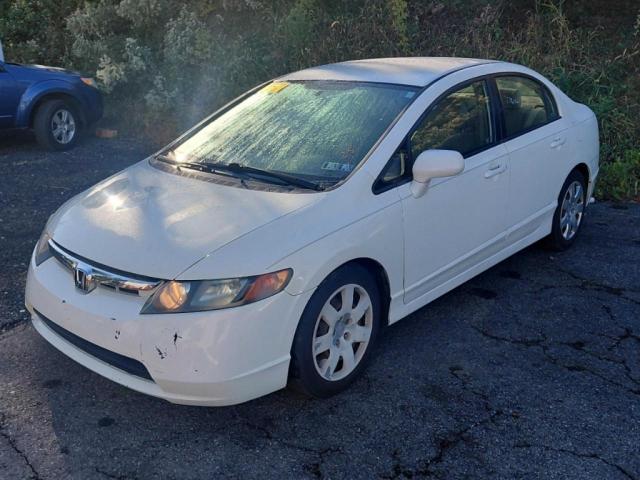 2HGFA16578H516106 - 2008 HONDA CIVIC LX 白色 照片 2