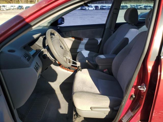 JTDBR32EX60065715 - 2006 TOYOTA COROLLA CE 红色 照片 7