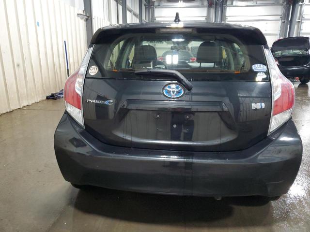 JTDKDTB39F1111011 - 2015 TOYOTA PRIUS C BLACK photo 6