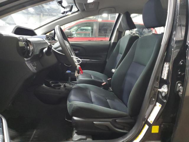 JTDKDTB39F1111011 - 2015 TOYOTA PRIUS C BLACK photo 7