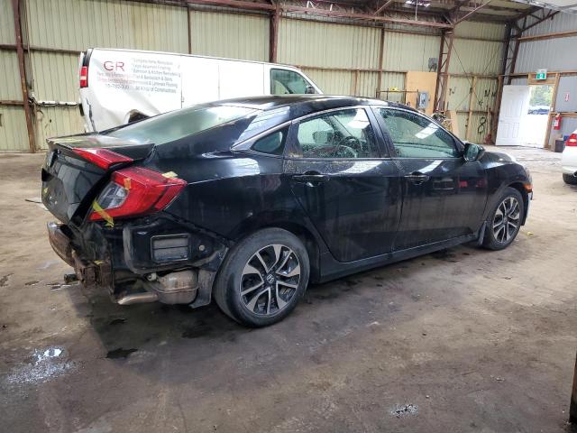 2HGFC2F51JH000507 - 2018 HONDA CIVIC LX BLACK photo 3