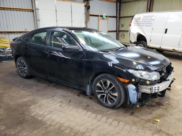 2HGFC2F51JH000507 - 2018 HONDA CIVIC LX BLACK photo 4