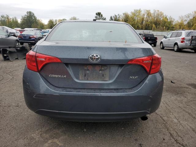 2T1BURHE0KC219762 - 2019 TOYOTA COROLLA L BLUE photo 6