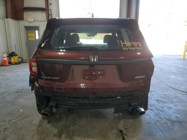 5FNYF8H59MB013241 - 2021 HONDA PASSPORT EXL Bordeaux photo 6