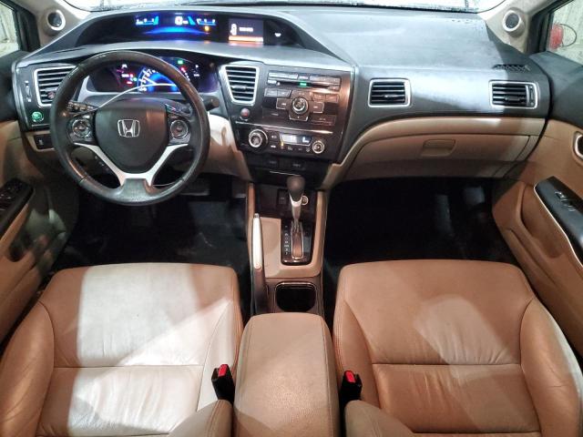 2HGFB2F94DH554991 - 2013 HONDA CIVIC EXL BROWN photo 8