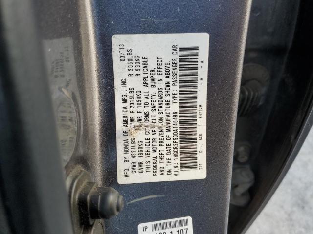1HGCR2F50DA146496 - 2013 HONDA ACCORD SPORT Boz foto 12