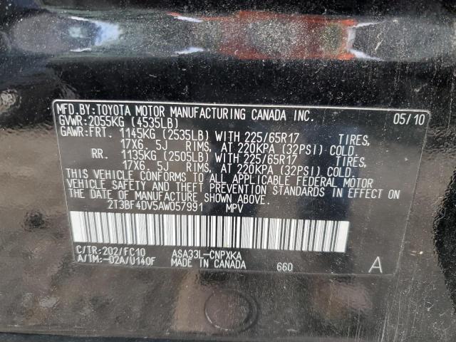 2T3BF4DV5AW057991 - 2010 TOYOTA RAV4 Qara foto 13