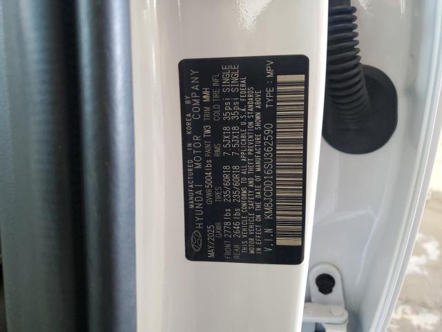 KM8JCDD16SU362590 - 2025 HYUNDAI TUCSON SEL CONVENIENCE 白色 照片 14