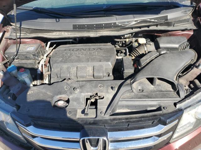 5FNRL5H68GB096766 - 2016 HONDA ODYSSEY EXL BURGUNDY photo 11