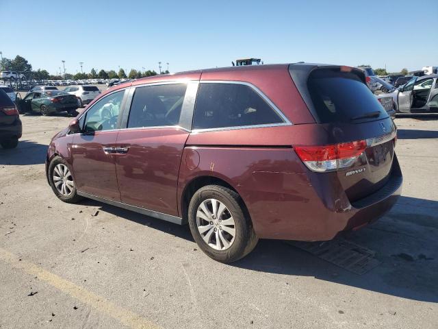 5FNRL5H68GB096766 - 2016 HONDA ODYSSEY EXL BURGUNDY photo 2