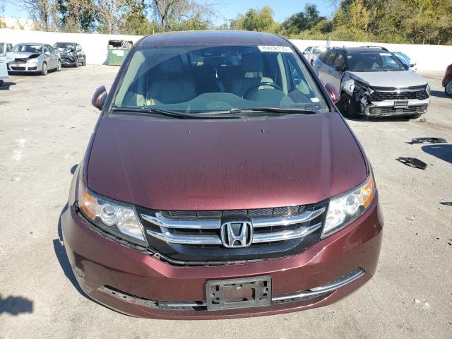 5FNRL5H68GB096766 - 2016 HONDA ODYSSEY EXL BURGUNDY photo 5