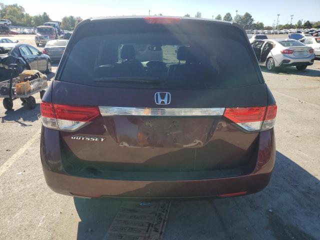 5FNRL5H68GB096766 - 2016 HONDA ODYSSEY EXL BURGUNDY photo 6