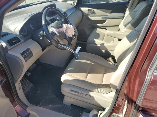 5FNRL5H68GB096766 - 2016 HONDA ODYSSEY EXL BURGUNDY photo 7