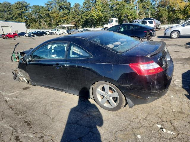 2HGFG12847H581203 - 2007 HONDA CIVIC EX BLACK photo 2