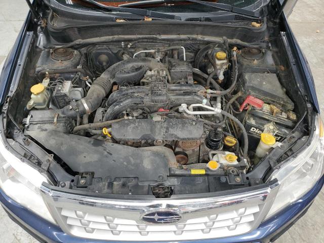 JF2SHBGCXBH773156 - 2011 SUBARU FORESTER TOURING ლურჯი ფოტო 12