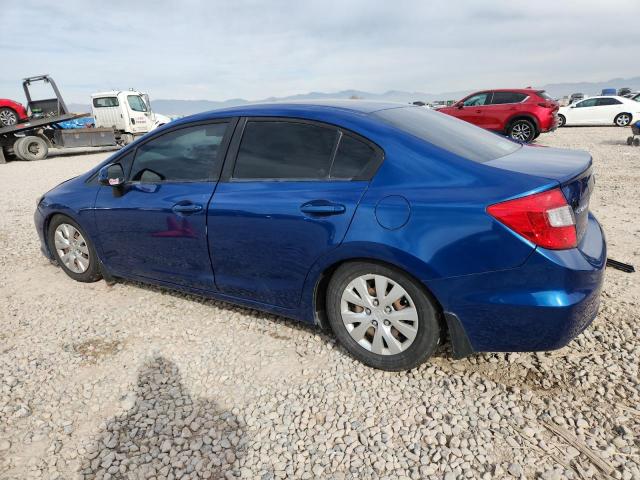 2HGFB2E55CH506462 - 2012 HONDA CIVIC LX 蓝色 照片 2