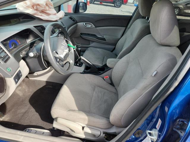 2HGFB2E55CH506462 - 2012 HONDA CIVIC LX 蓝色 照片 7