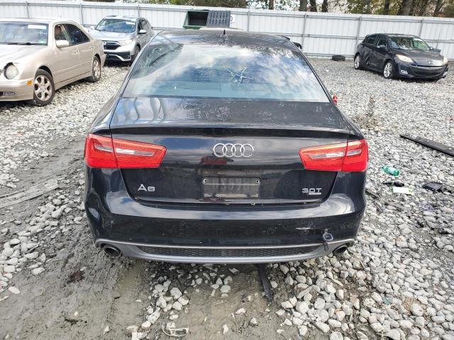 WAUHGAFC2EN065610 - 2014 AUDI A6 PRESTIGE შავი ფოტო 6