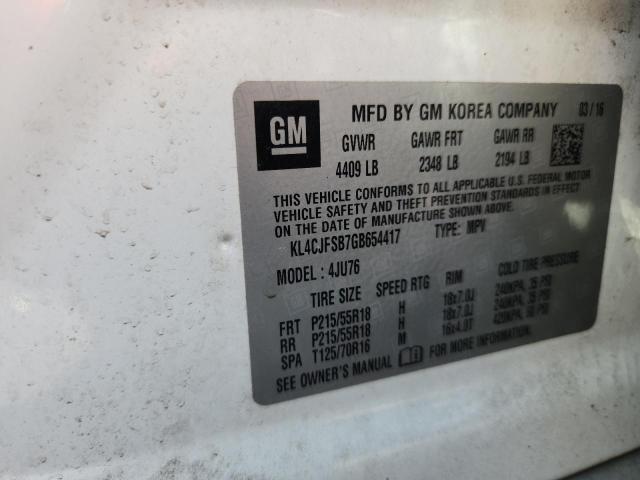 KL4CJFSB7GB654417 - 2016 BUICK ENCORE CONVENIENCE 灰色 照片 13