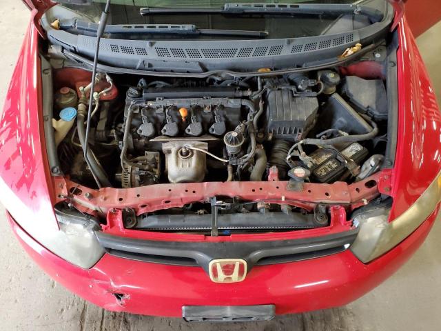 2HGFG128X7H547881 - 2007 HONDA CIVIC EX RED photo 11