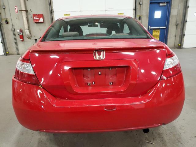 2HGFG128X7H547881 - 2007 HONDA CIVIC EX RED photo 6