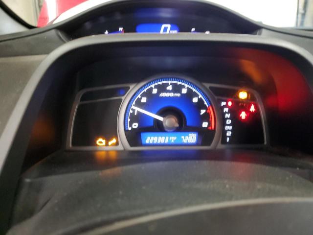 2HGFG128X7H547881 - 2007 HONDA CIVIC EX RED photo 9