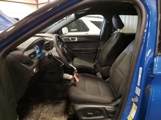 1FM5K8AWXMNA16180 - 2021 FORD EXPLORER POLICE INTERCEPTOR Синий фото 7