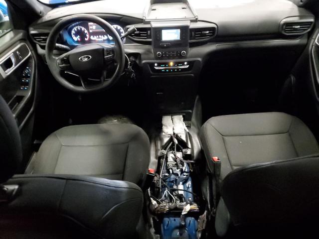 1FM5K8AWXMNA16180 - 2021 FORD EXPLORER POLICE INTERCEPTOR Синий фото 8