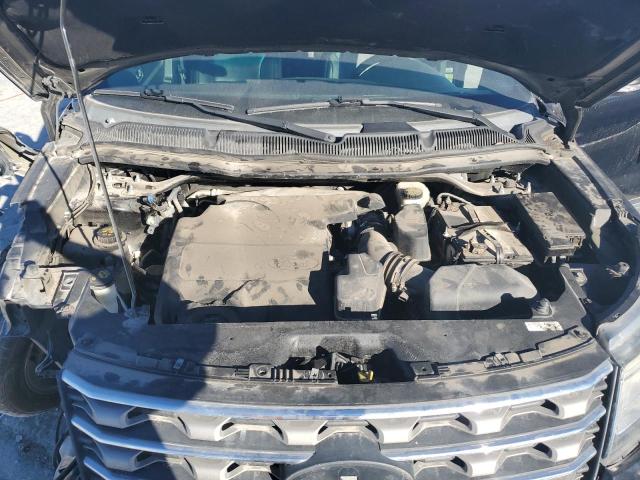 1FM5K7D86HGA75082 - 2017 FORD EXPLORER XLT BLACK photo 12