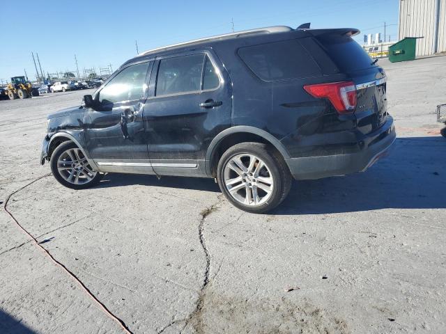 1FM5K7D86HGA75082 - 2017 FORD EXPLORER XLT BLACK photo 2