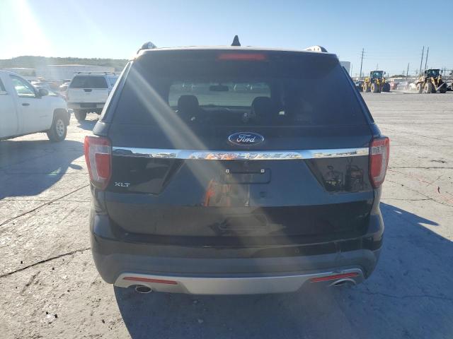 1FM5K7D86HGA75082 - 2017 FORD EXPLORER XLT BLACK photo 6