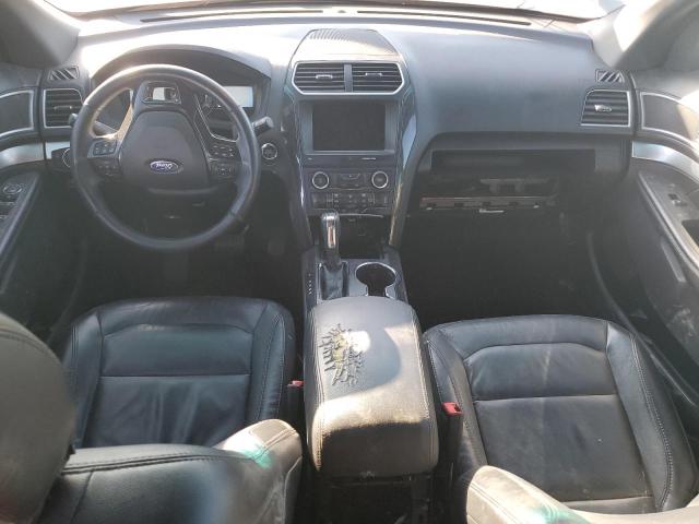 1FM5K7D86HGA75082 - 2017 FORD EXPLORER XLT BLACK photo 8