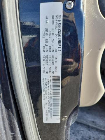 2C4RC1BG5ER306929 - 2014 CHRYSLER TOWN & COU TOURING BLACK photo 14