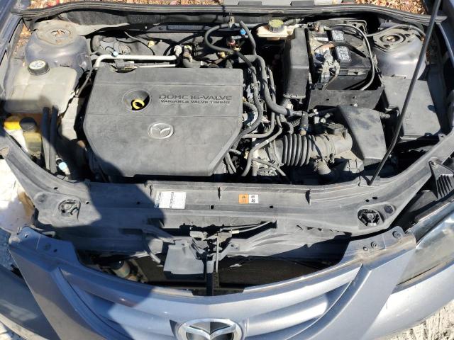 JM1BK323181857025 - 2008 MAZDA 3 S ნაცრისფერი ფოტო 11