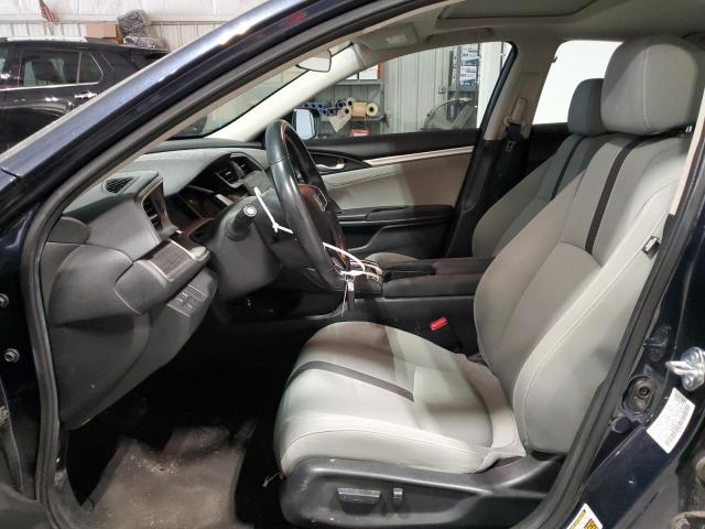 19XFC1F30ME007374 - 2021 HONDA CIVIC EX BLUE photo 7