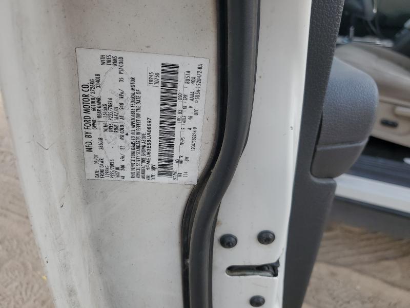 1FMEU63E98UA08697 - 2008 FORD EXPLORER XLT Ağ foto 13