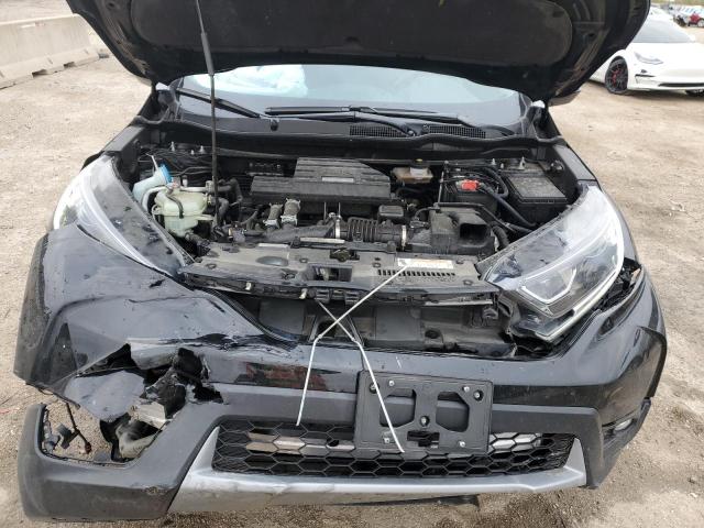 5J6RW2H52KA001126 - 2019 HONDA CR-V EX BLACK photo 11