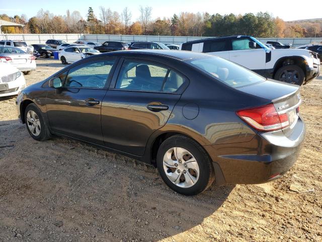 19XFB2F50DE028963 - 2013 HONDA CIVIC LX BLACK photo 2