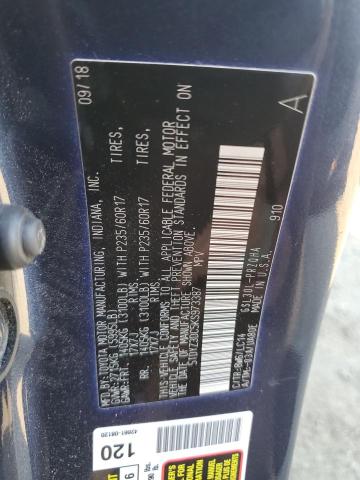 5TDYZ3DC5KS973387 - 2019 TOYOTA SIENNA XLE Bleu photo 13