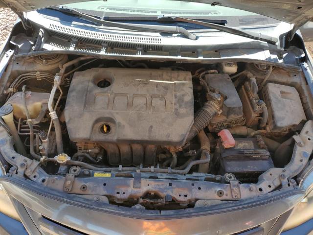 2T1BU4EE2BC611343 - 2011 TOYOTA COROLLA BASE GRAY photo 11