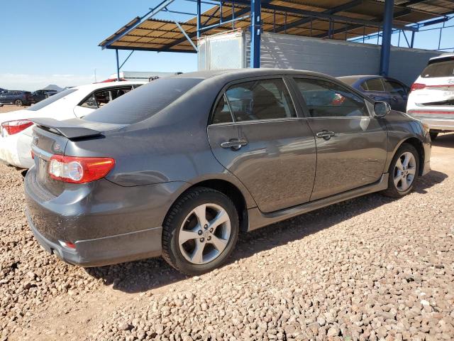 2T1BU4EE2BC611343 - 2011 TOYOTA COROLLA BASE GRAY photo 3