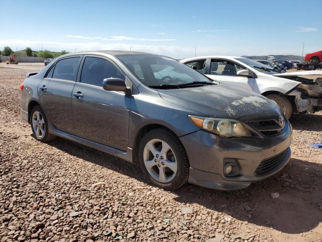 2T1BU4EE2BC611343 - 2011 TOYOTA COROLLA BASE GRAY photo 4